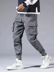 Men's Cargo Pants Drawstring Jogger Pants