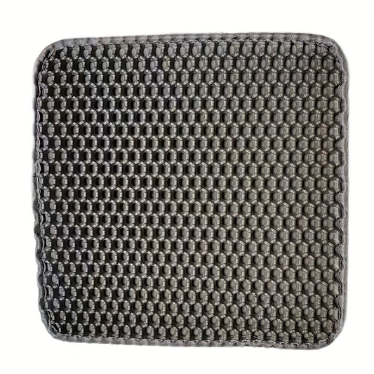 Double Layer Leak Proof Cat Litter Mat Easy Clean with Non Slip Backing