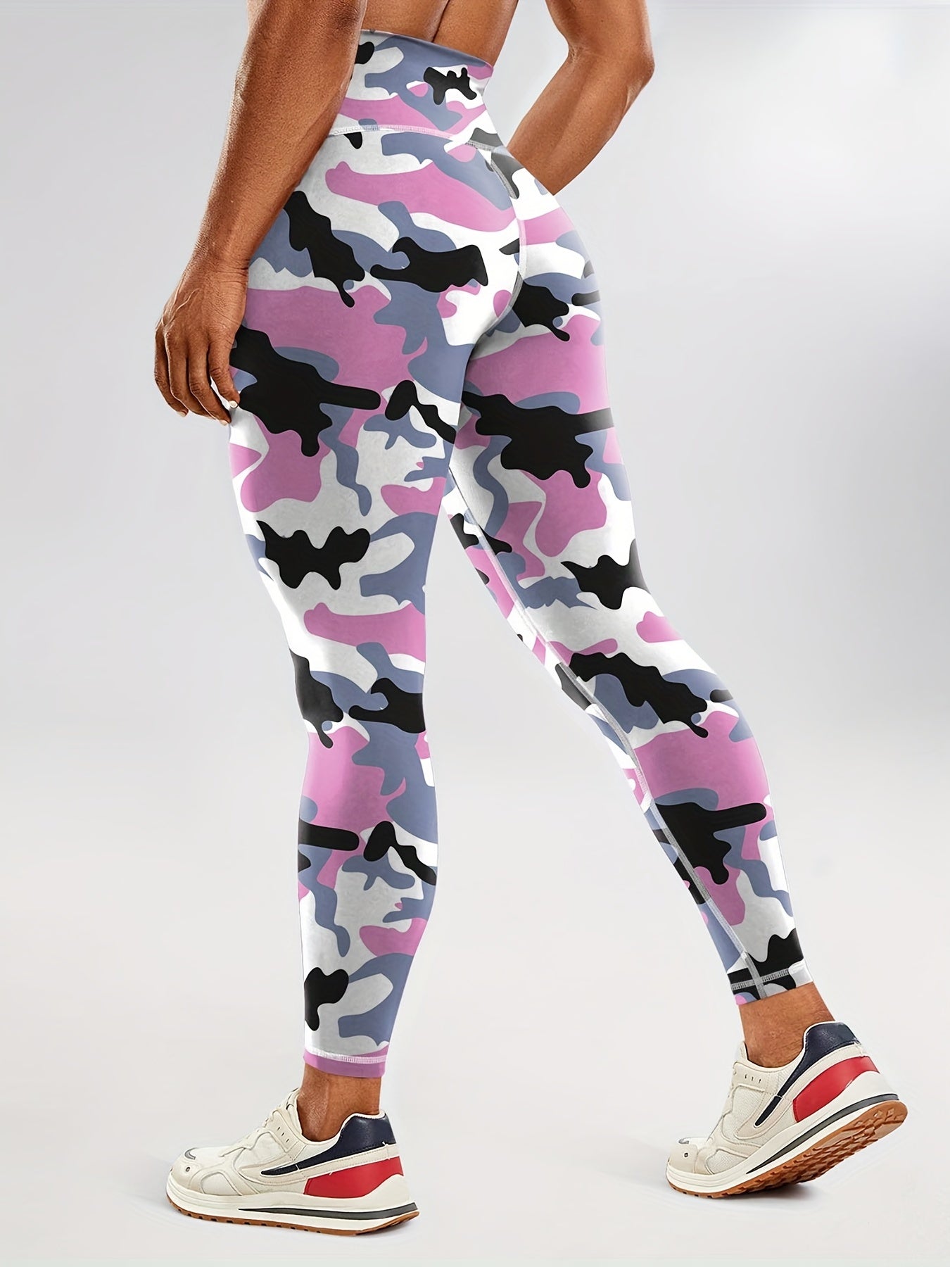 Camouflage High Waist Butt Lifting Leggings