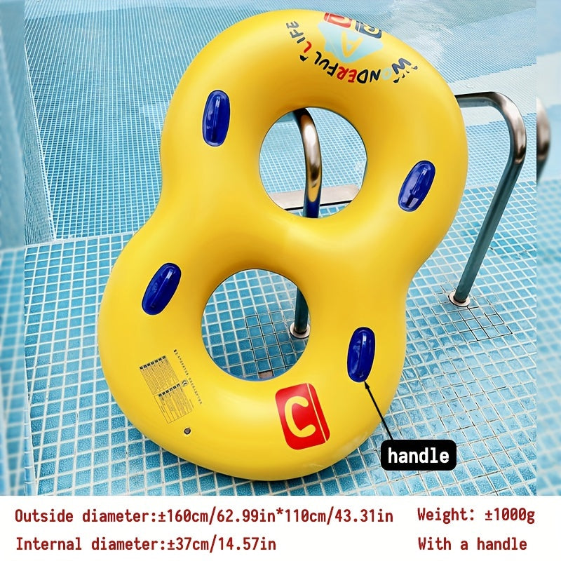 Adults PVC Swimming Ring with Handles