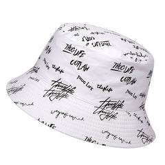 Thug Life Full Print Reversible Beach Hats for Men and Women