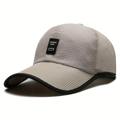 Men's Adjustable Mesh Baseball Cap Sunscreen Trucker Hat
