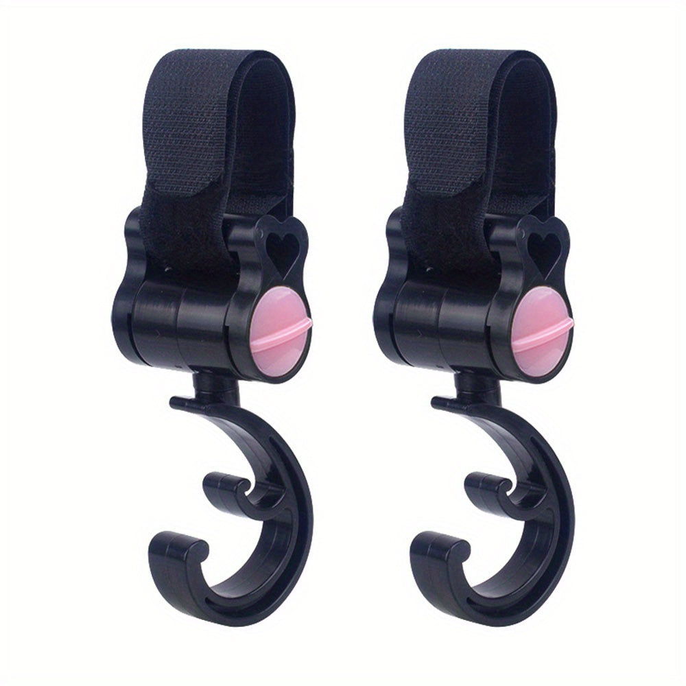 Baby Car Hook Universal High Adjustable Magic Buckle 360 Degree Rotating Hook