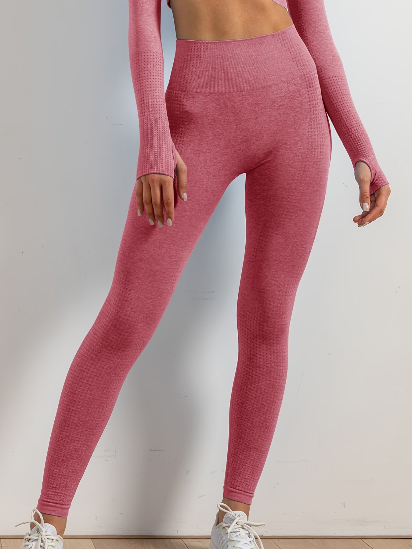 Dot Style High Waist Yoga Pants Stretch Leggings
