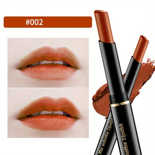 6 Slim Tube Lip Balm Lipstick Long Lasting Waterproof Durable Nude Gloss