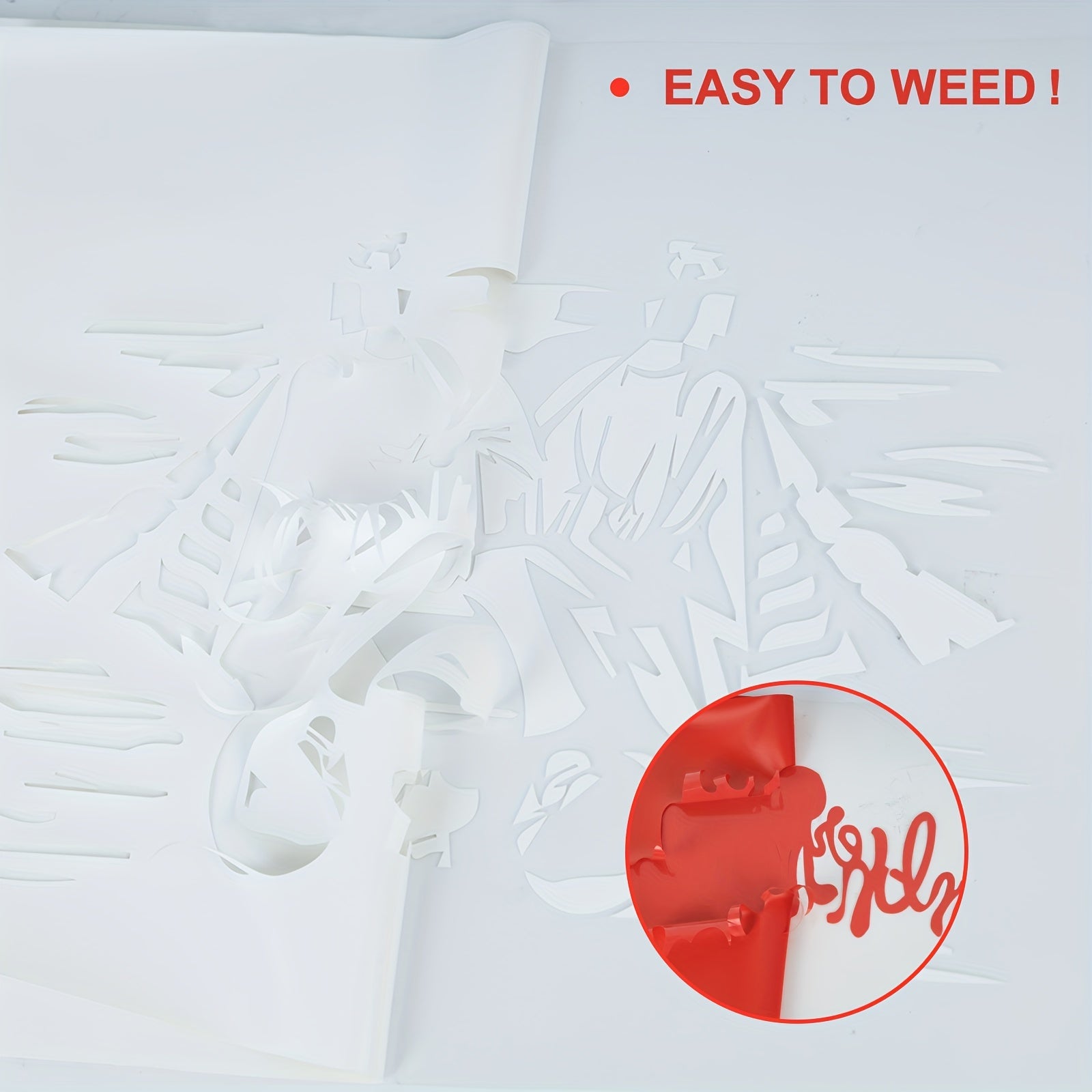 Guangyintong HTV Vinyl Roll - Easy to Cut & Weed - Permanent Vinyl