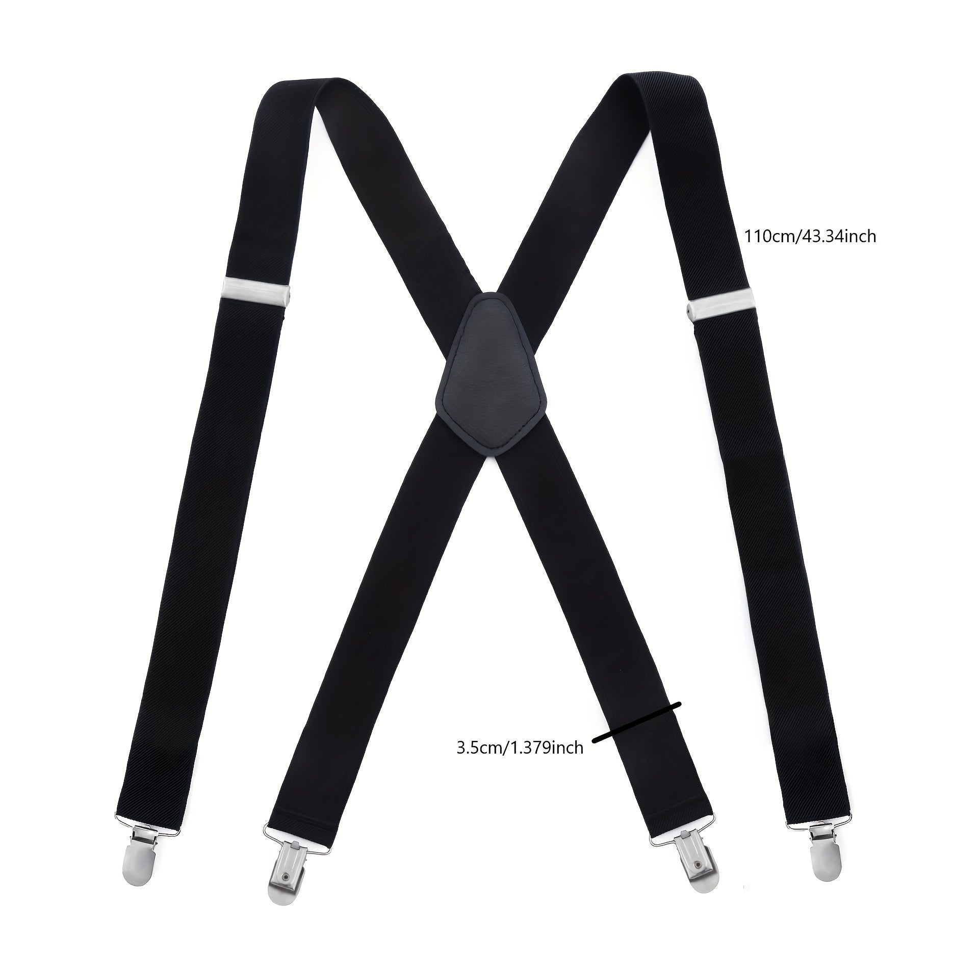 Men's Adjustable Elastic Suspenders Heavy Duty Work