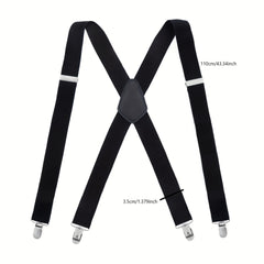 Men's Adjustable Elastic Suspenders Heavy Duty Work