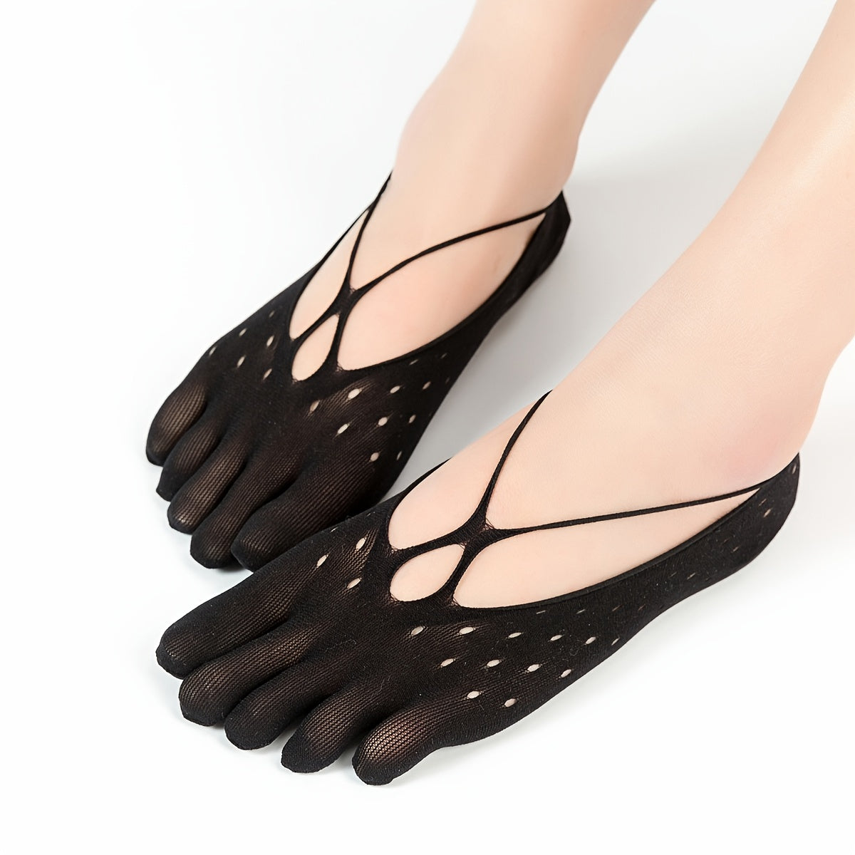 Women's Ankle Compression Socks 1 Pair Breathable Non Slip Solid Socks