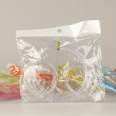 Funny Flexible Drinking Straw Glasses for Kids Birthday Party