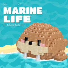 Marine Animal Building Blocks Set Educational Toy