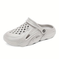 Men's Lightweight Comfy Clogs Hollow Out Non Slip Garden Shoes