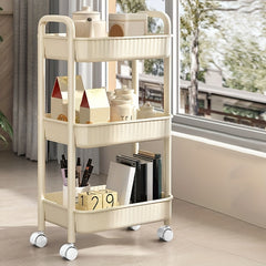 Plastic Three-layer Kitchen Storage Cart