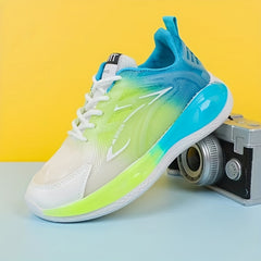 Women's Ombre Sports Shoes Breathable Mesh Running Gym Shoes