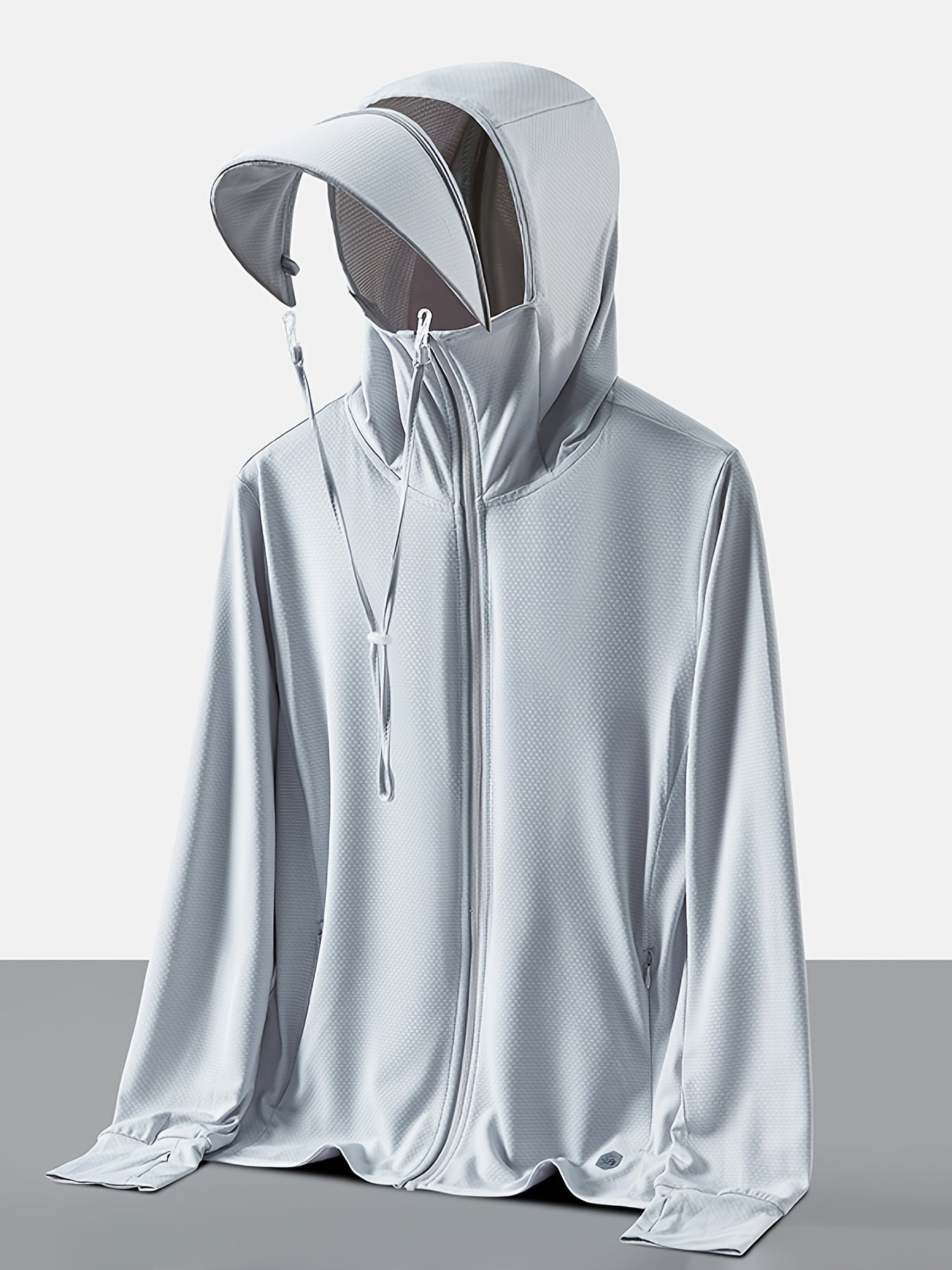 UPF50 UV Protection Sunscreen Jacket Men Women Thin Coat Outdoor