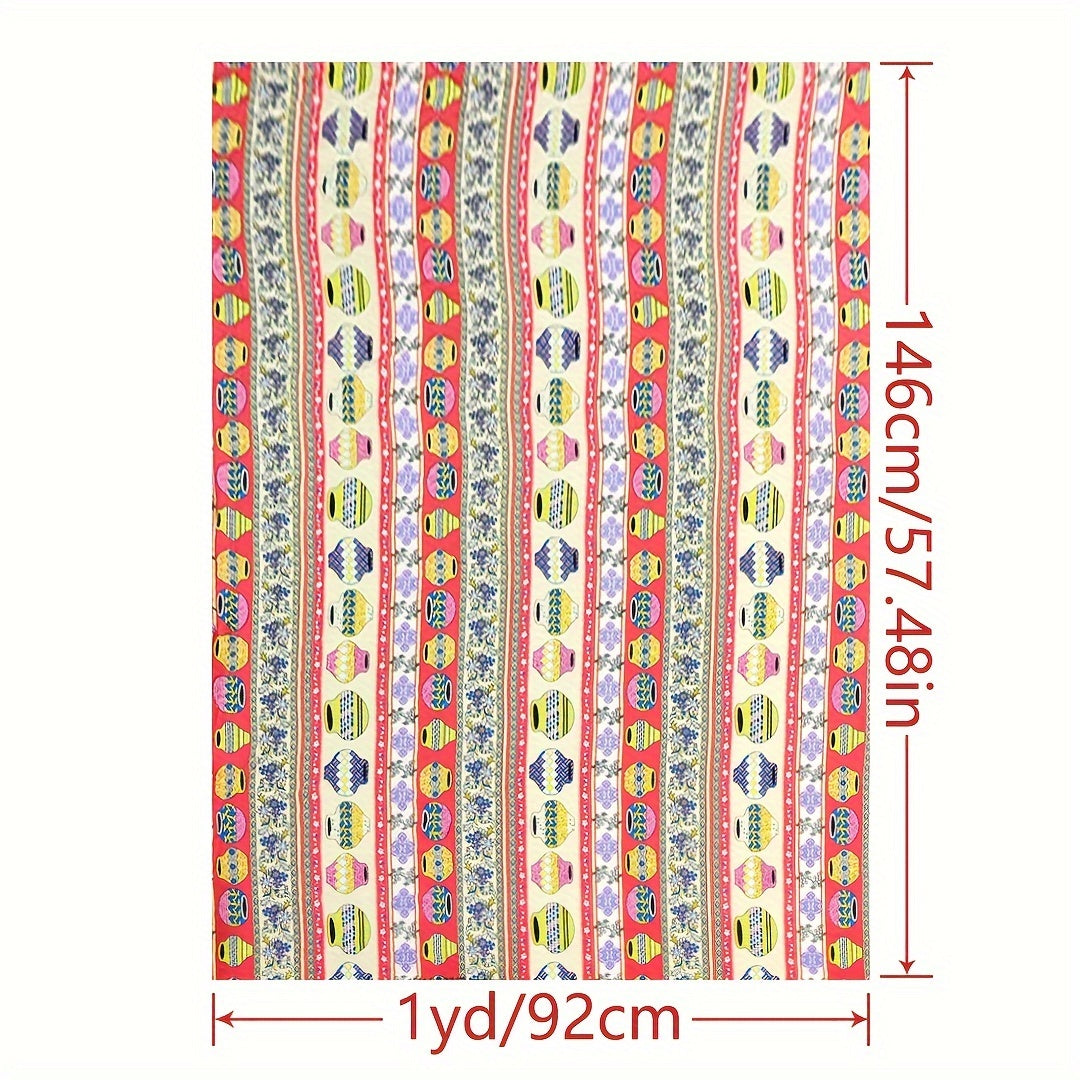 1yd DIY Cotton Fabric for Clothes Pants Dress Quilts Single Quilt Cover