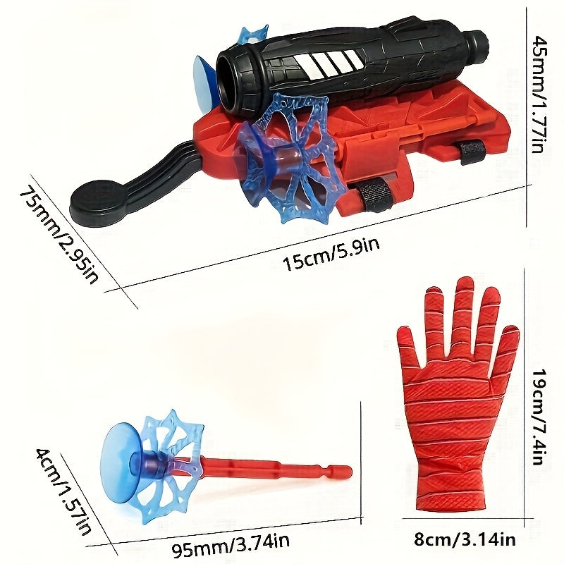 Spider Launcher Glove Toy Kit - Fun Role Playing Gift for Halloween & Christmas