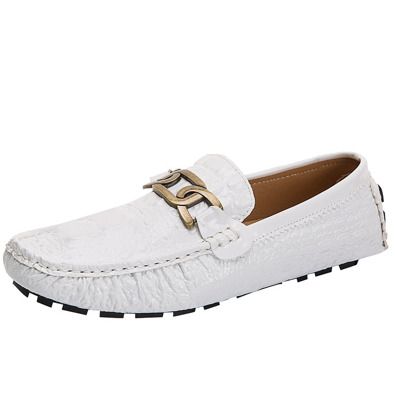 Men's Croc Loafers Slip On Flat Shoes Spring Summer