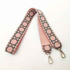 Geometric Pattern Bag Strap Underarm Bag Replacement Strap