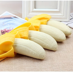 Banana Pinch Toy Venting Banana Toy Prank Decompression Table Toys