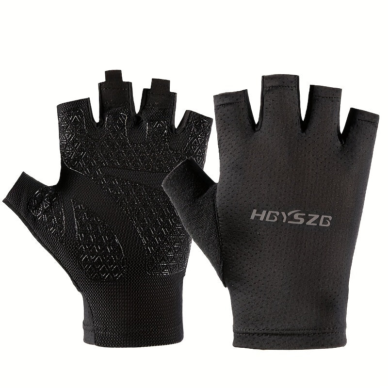Sun Protection Fishing Gloves Breathable Cycling Gloves Anti Slip Workout Gloves