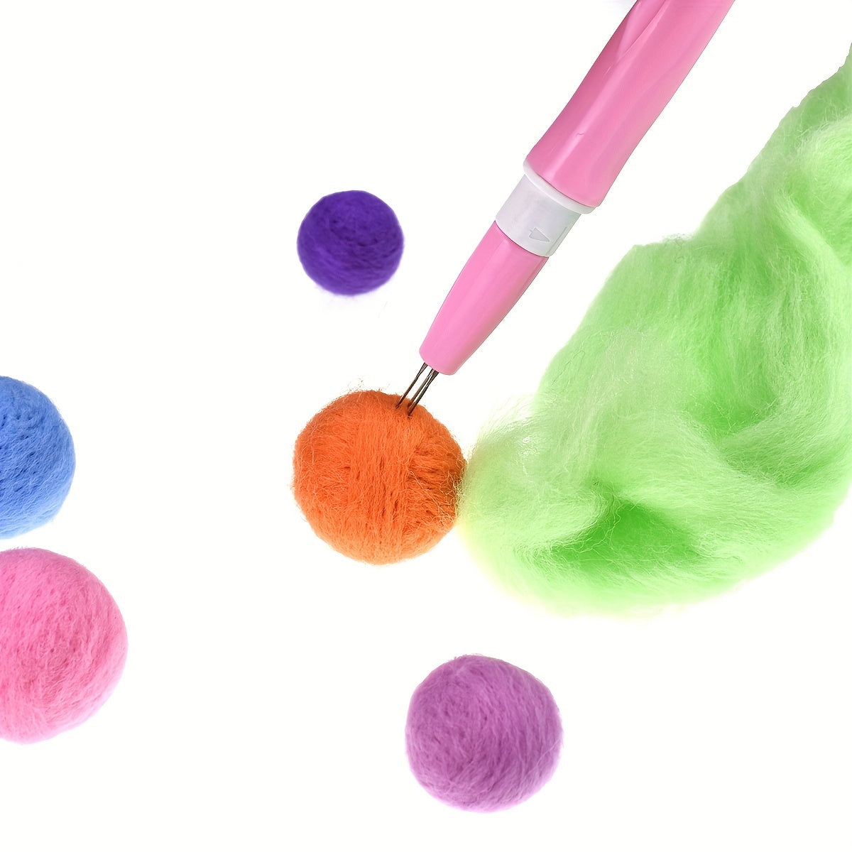 1pc Felting Needle Punch Pen With 3 7 Needles Set Tool For DIY Craft