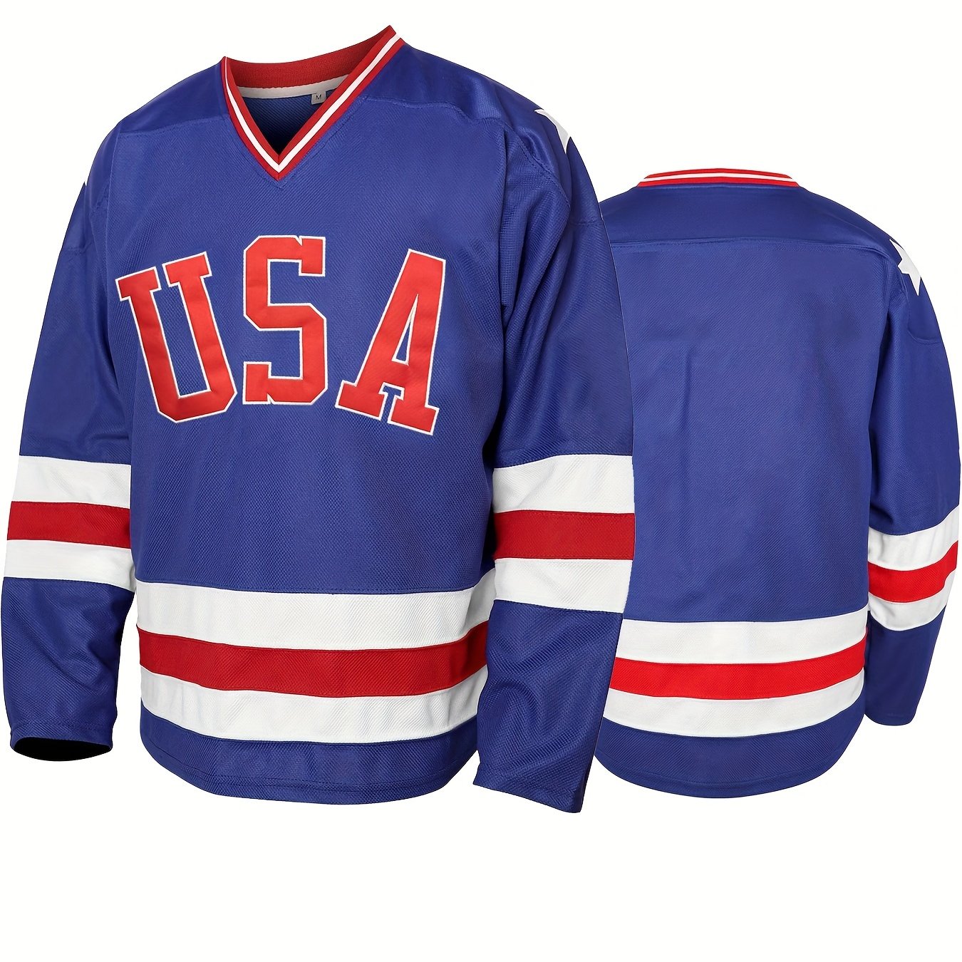 Men's Ice Hockey Jersey Stripe Retro Classic Embroidery Stitched