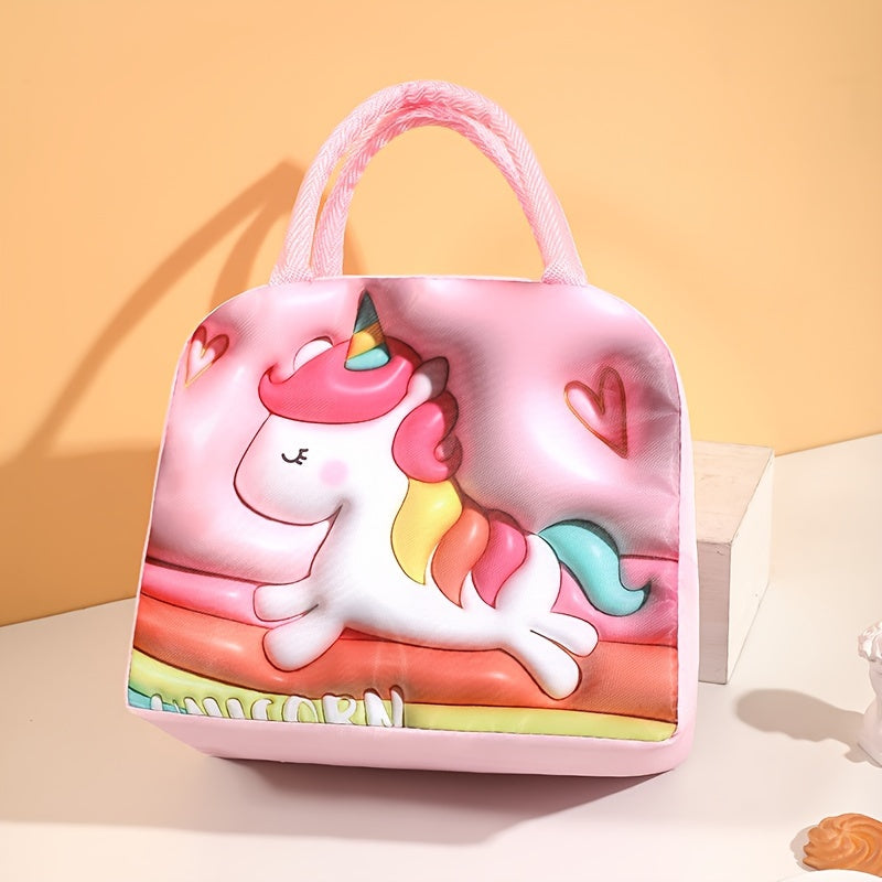 Camping & Picnic Bag Cartoon Pattern Portable Insulated Food Storage Bag