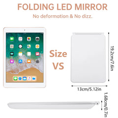 USB Rechargeable LED Vanity Mirror with 10x Magnification