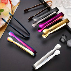 3pcs Stainless Steel Ice Tongs for Bars Pubs Durable Home Kitchen Accessory
