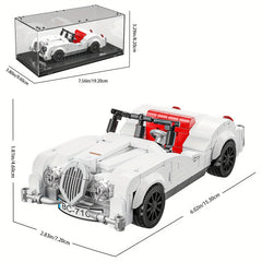 TYCOLE Vintage Car Model Kit Classic 302pcs ABS Building Blocks Set