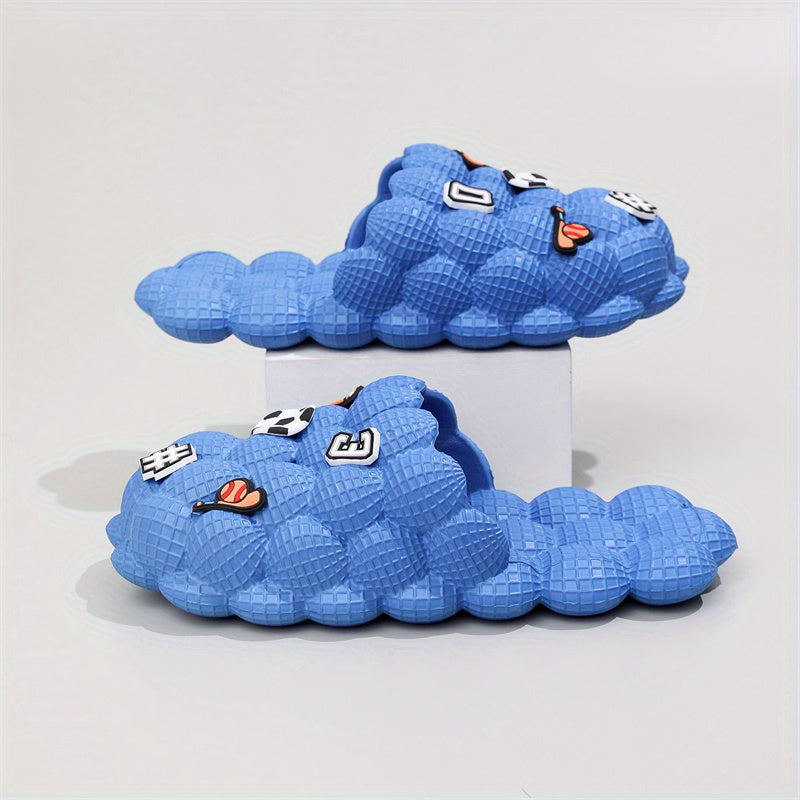 Men's Golf Ball Massage Slides Spa Slippers