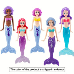 Mermaid Kids Water Toy Shell Spinner Diving Toy Fun for Swimming
