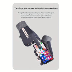 Touch Screen Cycling Gloves Anti Slip Fitness Gloves Waterproof