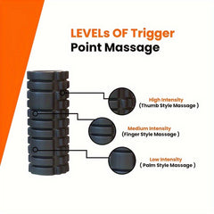Yoga Roller Set: Massage Roller, Balls, Stick, Tension Rope