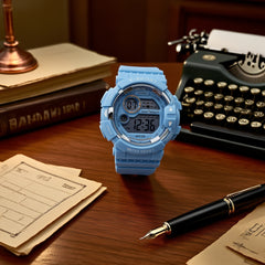 Kids Swimming Watch with Alarm Chronograph Dual Time Digital Analog Wristwatch