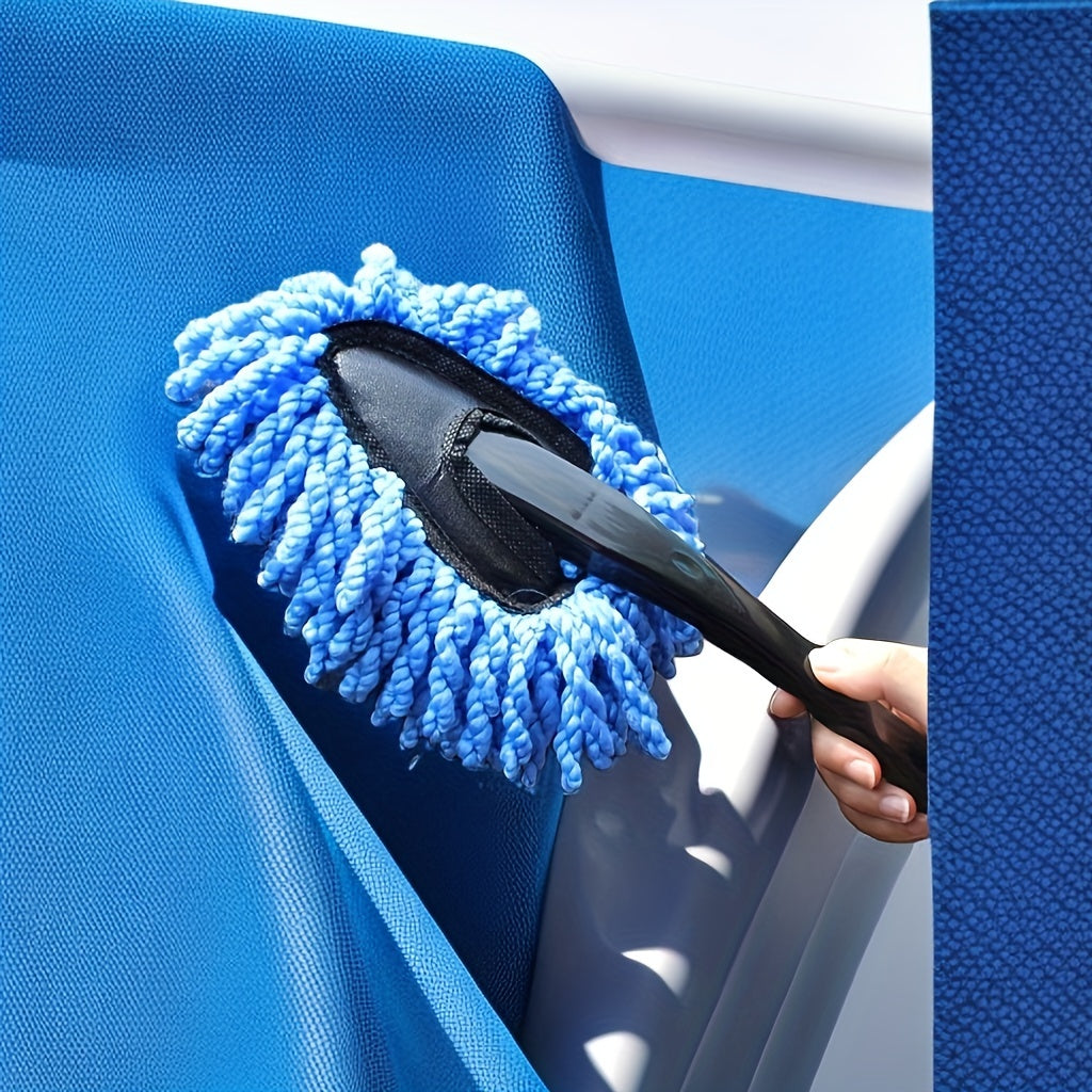 Marine Cleaning Brush with Non Slip Handle for Car Windows and Kitchen Surfaces
