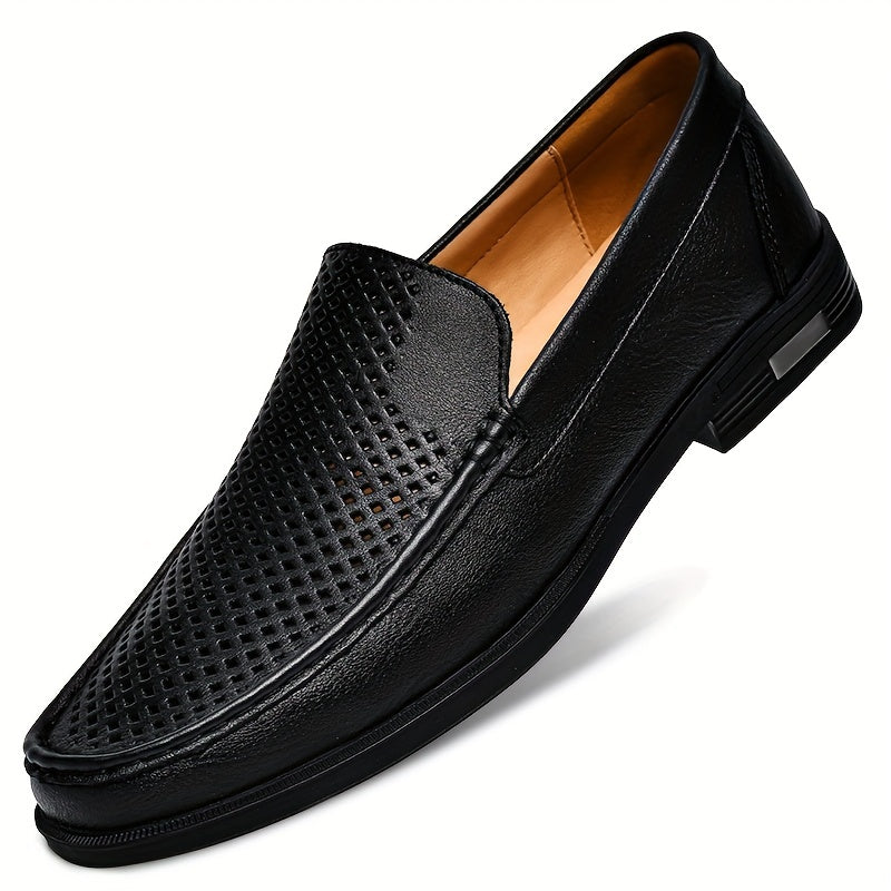 Men's PU Loafers Comfy Driving Shoes Soft Sole