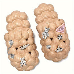 Women's Fashionable Bubble Slippers Waterproof Non Slip Beach Slippers