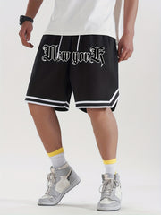 California 23 Striped Drawstring Shorts