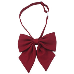 Adjustable Pre-tied Bow Tie Solid Bow Ties For Women