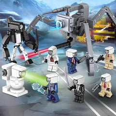 Spider Monitors Army Assemble Building Blocks Puzzle Toys
