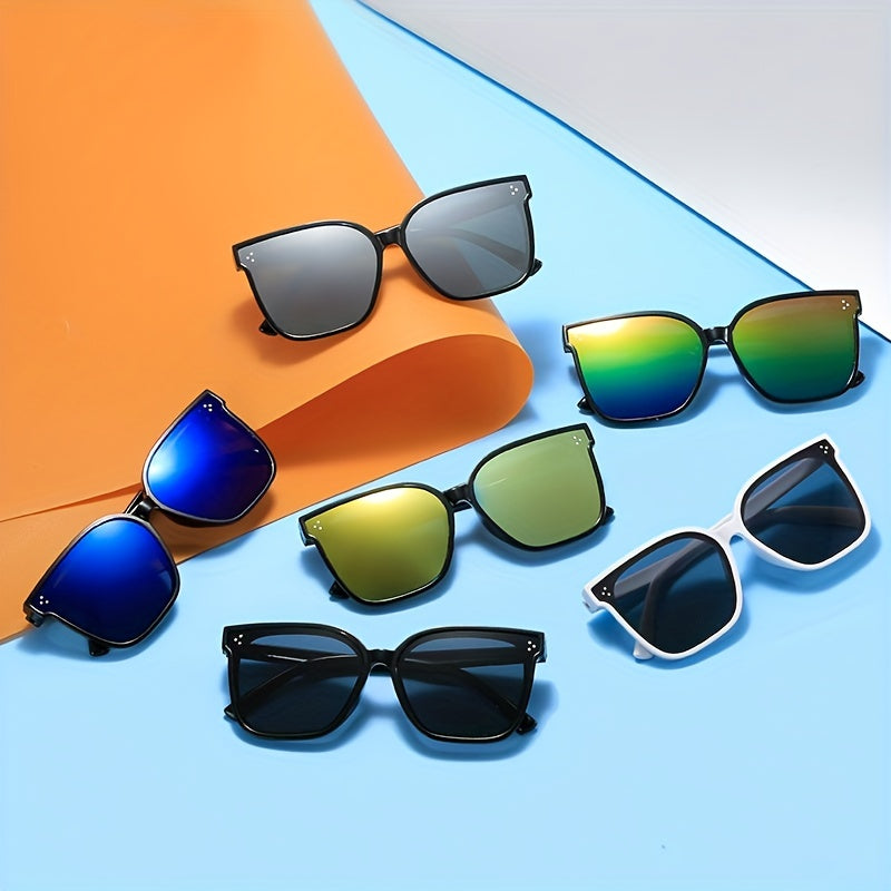 Girl's Big Frame Sunglasses UV400 Decorative Glasses for Party Gift
