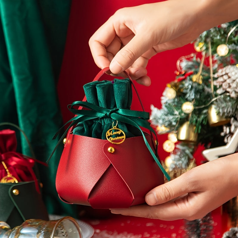 1pc Decorative Gift Bag for Christmas Birthday Wedding Props and Candy Bag