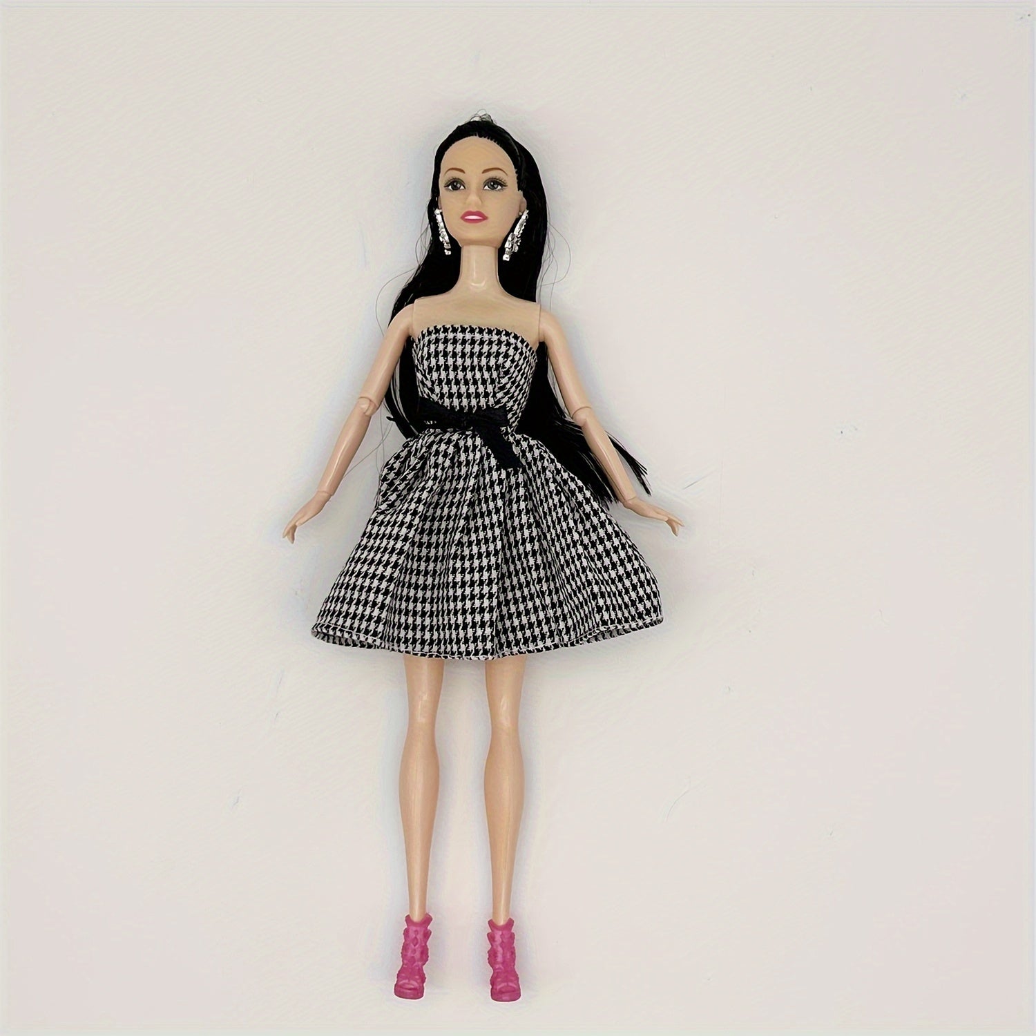 Movable Plaid Doll Kids Gift for Festivals