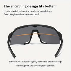 Men's Windproof Sports Sunglasses for Cycling Driving Skiing