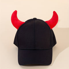 Red Horn Baseball Cap Unisex Funny Dad Hats Lightweight Adjustabl...