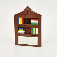 Study Office Bedroom Desk Bookshelf Clock Stand Table Chair Decorative