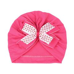 Kids Double Layer Bow Christmas Hat