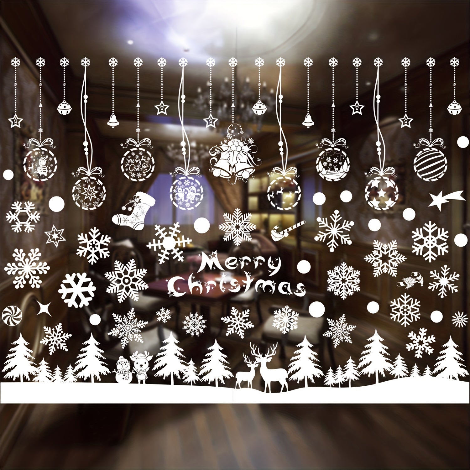 Christmas Wall Sticker Decoration PVC Window Sticker